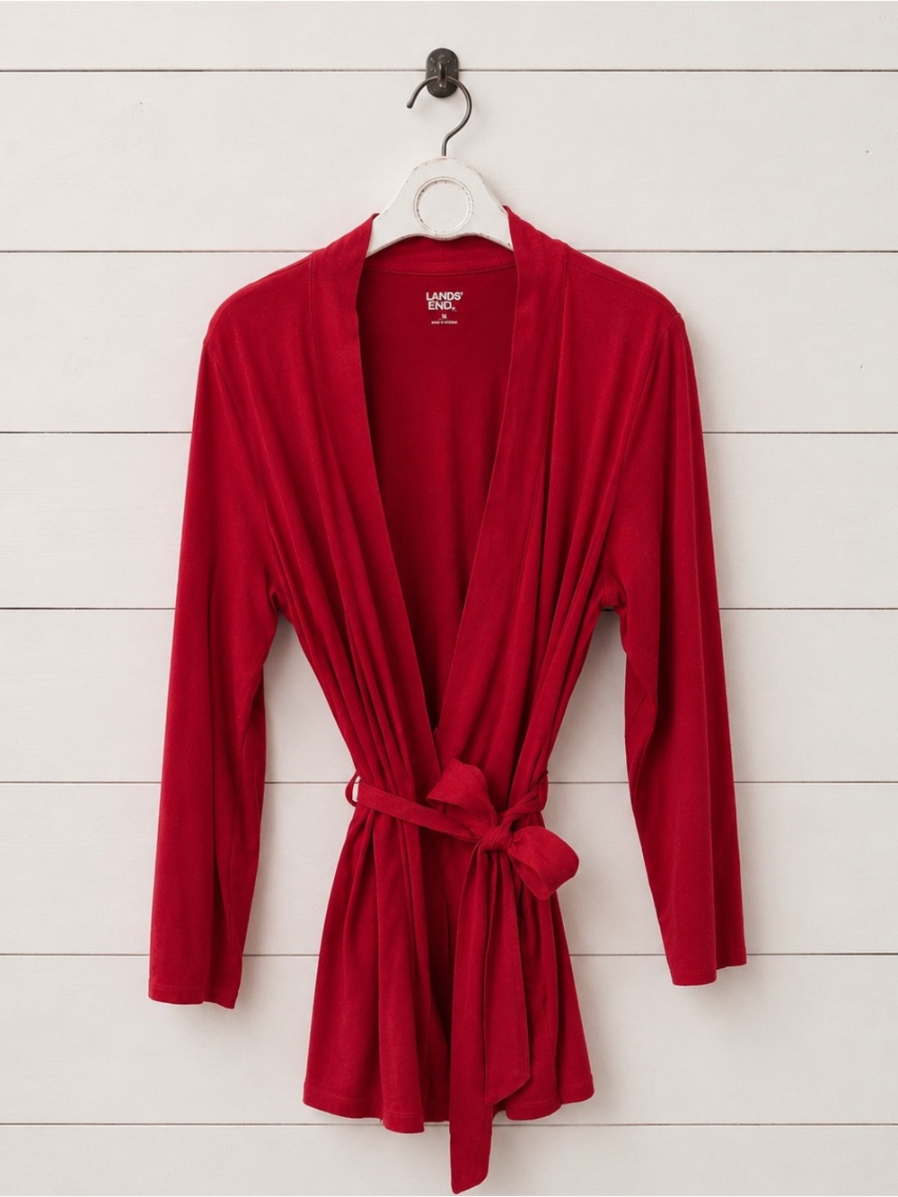 Lands' End Vibrant Red Women's Robe